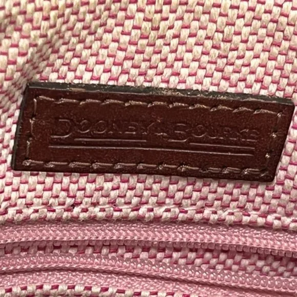 DOONEY & BOURKE Brown Pebble Leather Crossbody Bag - Picture 15 of 16